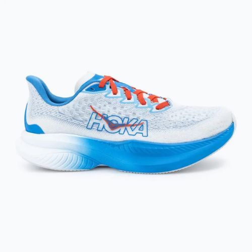 Scarpe da corsa da donna HOKA Mach 6 bianco/blu virtuale