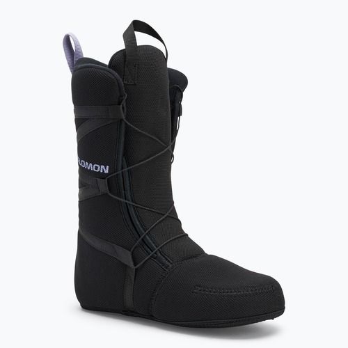 Scarponi da snowboard da donna Salomon Scarlet Boa nero/nero/viola di Persia