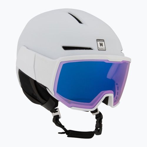 Casco da sci Salomon Osmo Pro Sigma Photo bianco/azzurro