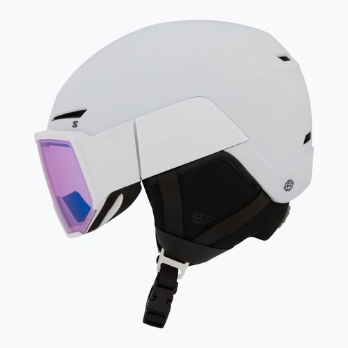 Casco da sci Salomon Osmo Pro Sigma Photo bianco/azzurro