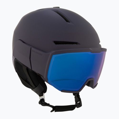 Casco da sci Salomon Osmo Pro Sigma Photo nightshade/blu cielo
