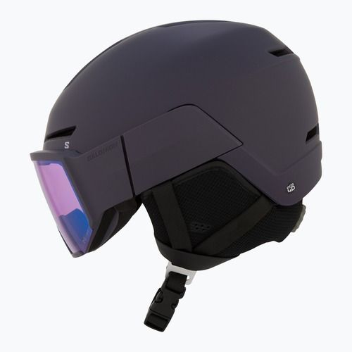 Casco da sci Salomon Osmo Pro Sigma Photo nightshade/blu cielo