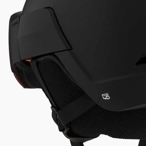 Casco da sci Salomon Osmo nero/arancio flash tonic