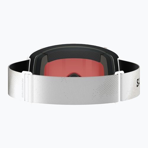 Occhiali da sci Salomon Sentry Pro Sigma bianco/rosso papavero