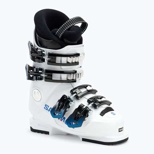 Scarponi da sci per bambini Salomon S/Race 60T M Jr bianco/bianco/blu processato