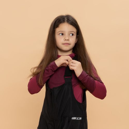 KADVA Skiro Pants Jr pantaloni da sci per bambini nero