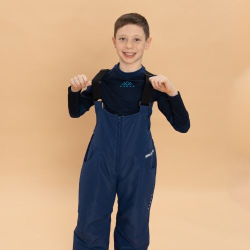 KADVA Skiro Pants Jrb pantaloni da sci per bambini blu navy