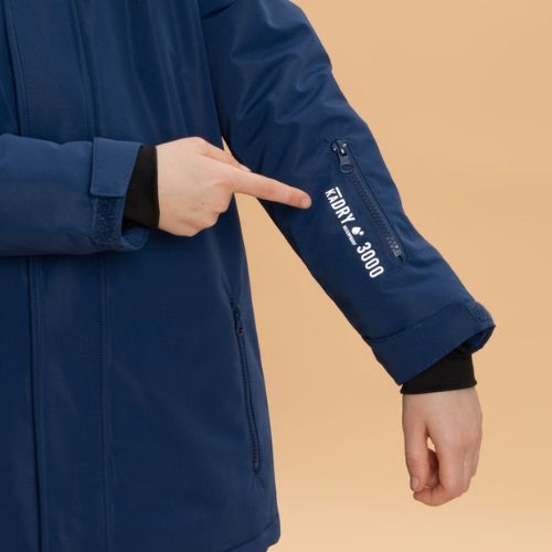KADVA Skiro Jacket Jrb giacca da sci per bambini blu navy