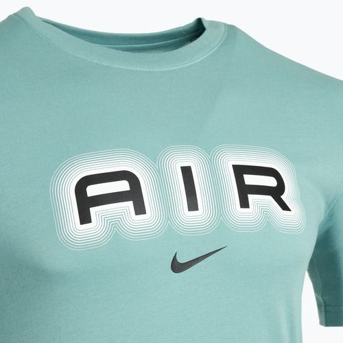 Maglietta Nike Air Graphic denim turchese/nera da uomo