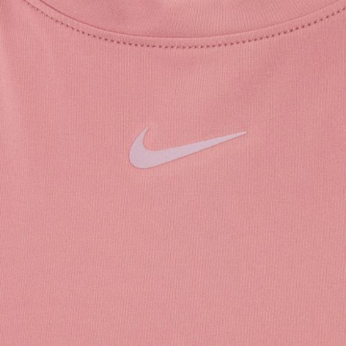 Maglietta Nike One Classic Dri-Fit donna rosa canyon/nero