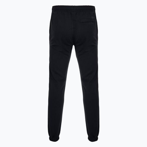 Pantaloni Nike Swoosh Fleece Jogger da uomo, nero/nero