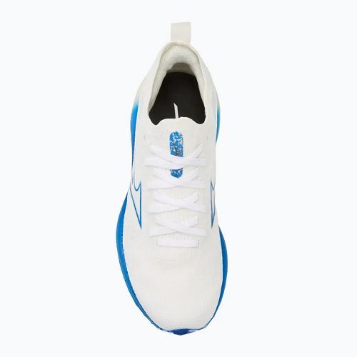 Scarpe da corsa da donna Mizuno Wave Neo Wind bianco/argento/blu-peace
