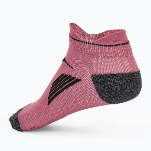 Mizuno Active Training Mid calzini da corsa 2 paia albicocca ghiaccio/viola quatz