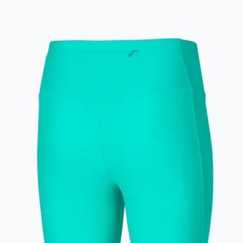 Leggings donna Mizuno Impulse Core 3/4 blu turchese