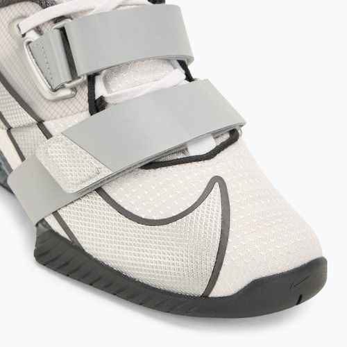 Nike Romaleos 4 SE bianco/argento metallico/antracite lupo grigio scarpa da sollevamento pesi