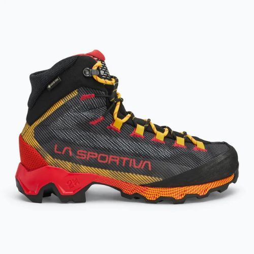 Scarpa da montagna da uomo La Sportiva Aequilibrium Hike GTX carbonio/ giallo