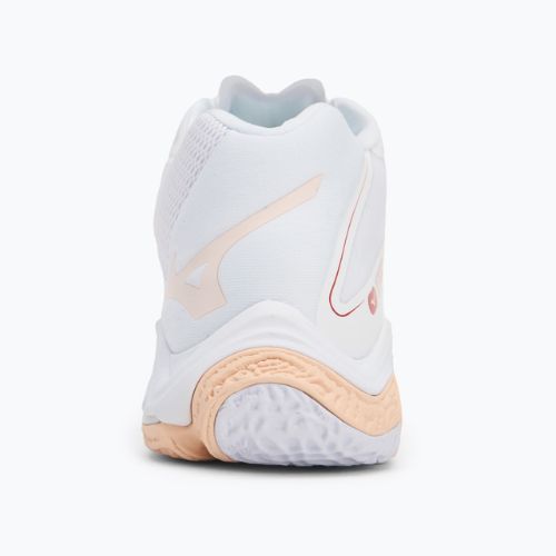 Scarpe da pallavolo donna Mizuno Wave Lightning Z8 Mid bianco/aleuziano/rosa scuro