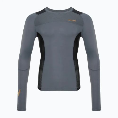 Rashguard a manica lunga da uomo HOOK FIGHTING Base nero