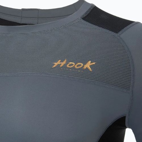 Rashguard a manica lunga da uomo HOOK FIGHTING Base nero