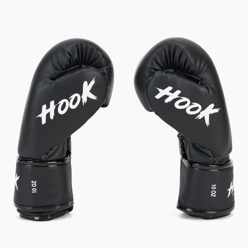 Guanti da boxe HOOK FIGHTING Ready To Spar con protezione per le mani, nero