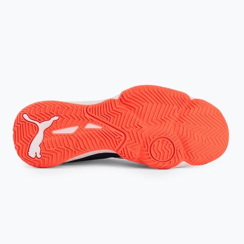 PUMA Eliminate Turbo scarpe da pallamano notte parigina / puma bianco / rosso scintillante