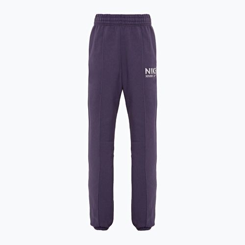 Pantaloni Nike Sportswear Fleece donna color uvetta scuro