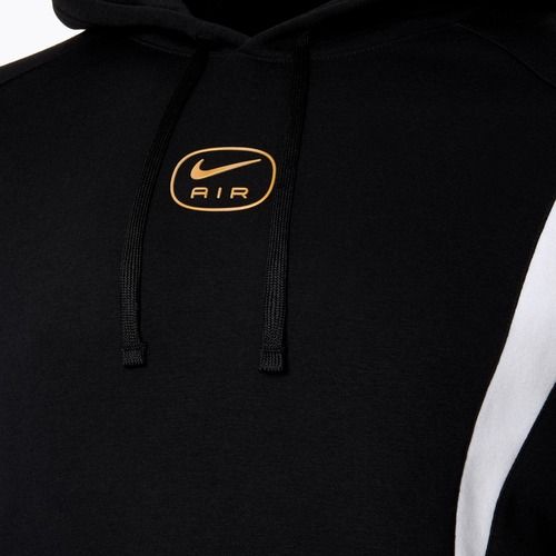 Felpa Nike Sportstwear Air nero/oro metallizzato da uomo