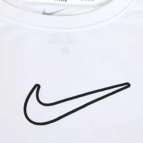 Maglietta da bambino Nike One Dri-Fit bianco/nero