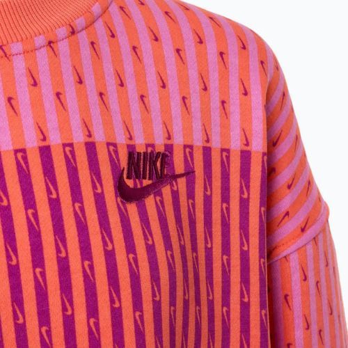 Felpa da bambino Nike Sportswear Club Fleece light wild mango/light wild mango/hot fuchsia