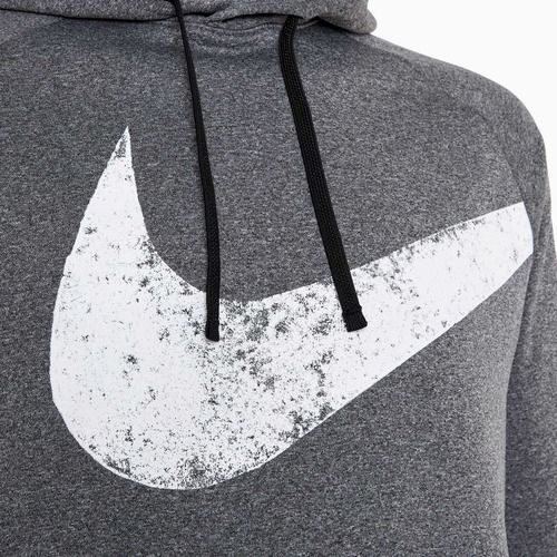 Felpa Nike Therma-FIT Fitness da uomo, nero/ecopelle/nero/bianco