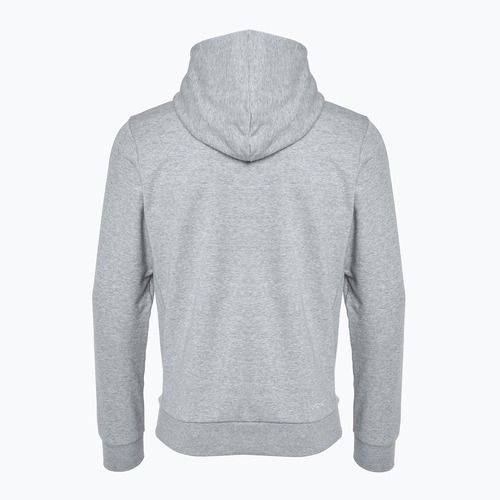 Felpa da basket da uomo Nike Standard Issue Dri-Fit Hoodie grigio scuro heather/avorio chiaro