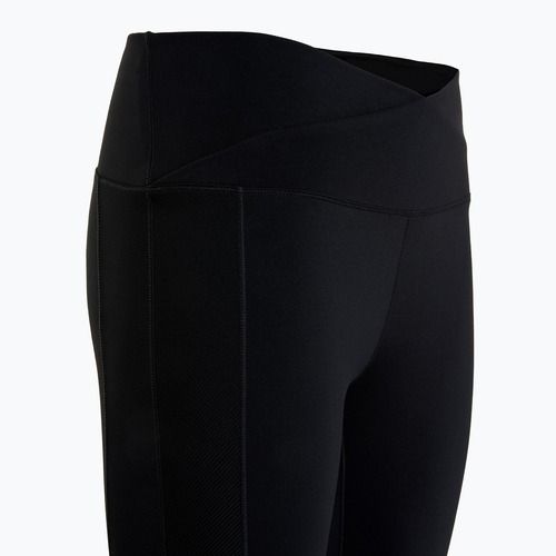 Leggings donna Nike One Wrap a vita alta 7/8 nero/grigio freddo