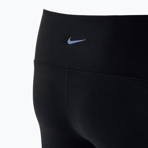 Leggings donna Nike One Wrap a vita alta 7/8 nero/grigio freddo