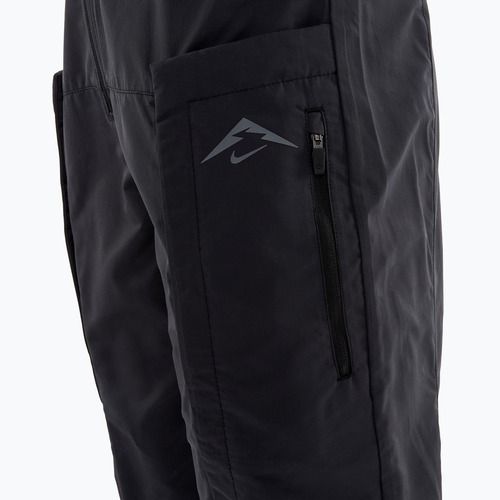 Pantaloni da corsa Nike Trail Repel Mid-Rise da donna nero/antracite