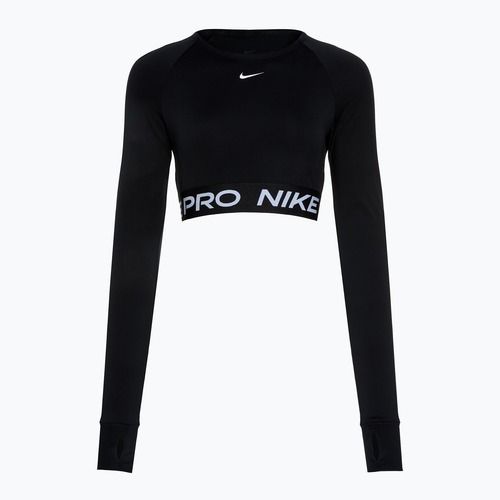 Maniche lunghe da allenamento da donna Nike Pro 365 Dri-Fit nero/bianco
