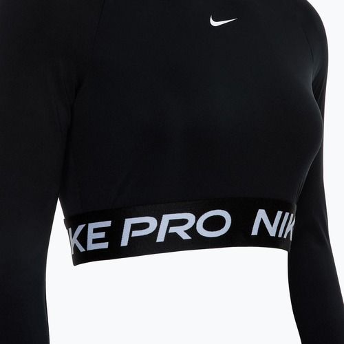 Maniche lunghe da allenamento da donna Nike Pro 365 Dri-Fit nero/bianco