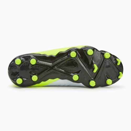 Nike Phantom GX 2 Academy FG/MG argento metallico/volt/nero scarpe da calcio per bambini