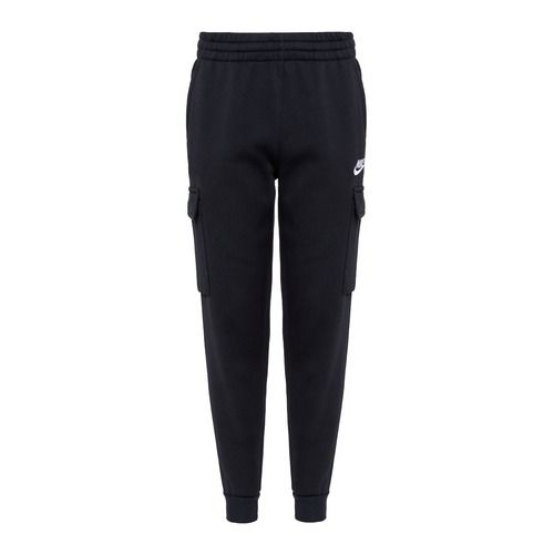 Pantaloni da bambino Nike Sportswear Club Fleece nero/nero/bianco