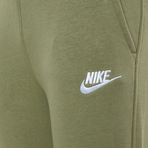 Pantaloni Nike Sportswear Club Fleece da bambino verde petrolio/verde petrolio/bianco