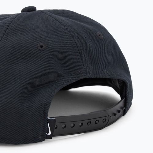 Cappello da baseball Nike Dri-Fit Pro Structured Futura da bambino, nero/bianco/bianco