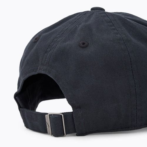 Berretto da baseball Nike Club Unstructured Futura Wash bianco/nero per bambini