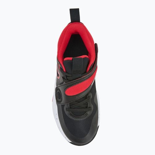 Nike Team Hustle D11 nero/bianco/university red scarpe da basket per bambini