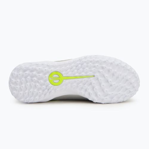 Nike Tiempo Legend 10 Academy TF scarpe da calcio per bambini argento metallico/volt/nero