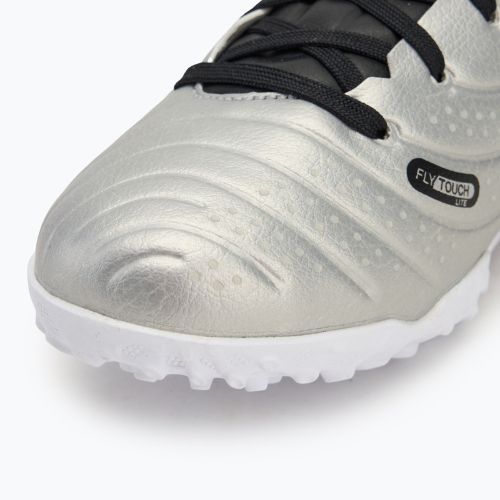 Nike Tiempo Legend 10 Academy TF scarpe da calcio per bambini argento metallico/volt/nero