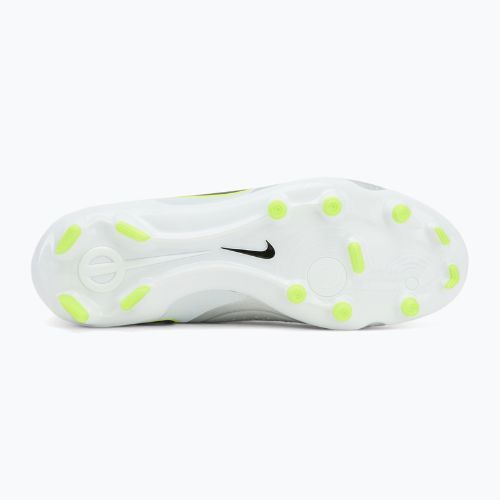 Scarpe da calcio uomo Nike Tiempo Legend 10 Academy FG/MG argento metallico/volt/nero