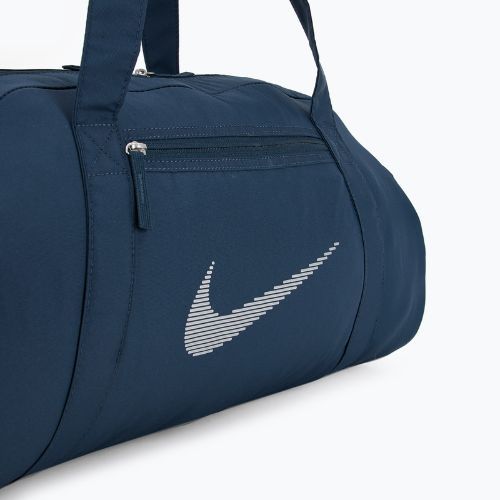 Borsa da allenamento da donna Nike Gym Club 24 l armory navy/ armory navy/ argento metallico