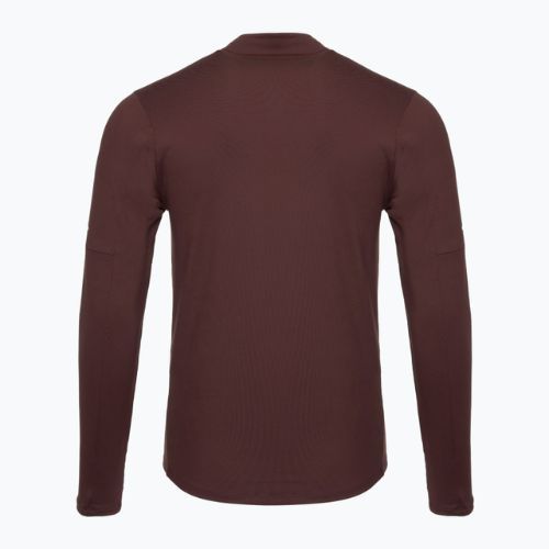 Uomo Nike Dri-FIT Element 1/2-Zip running manica lunga bordeaux cotta