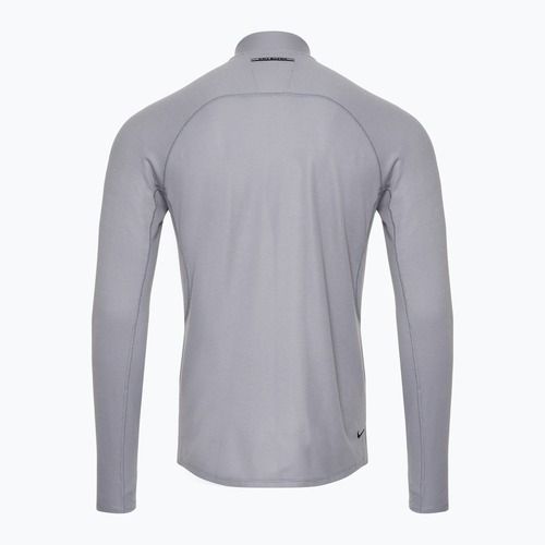 Felpa da corsa Nike Trail Dri-Fit 1/2 Zip cemento uomo grigio/nero