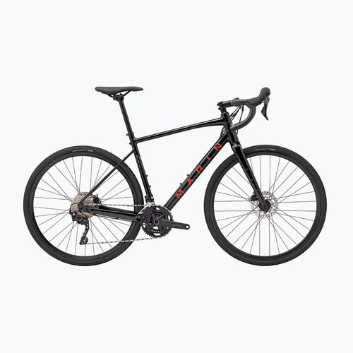 Marin Gestalt 2 700C nero lucido/rosso bici da ghiaia