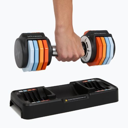Set di manubri regolabili XTREXO 2 x 5 kg multicolore